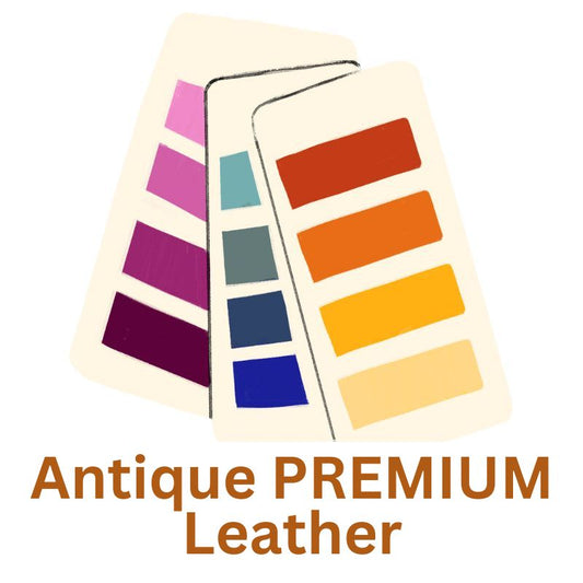 Antique PREMIUM Leather FREE Swatches Real Leather Rub Off 6 colours