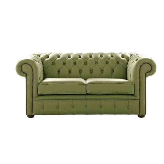 Classic Chesterfield 2 Seater Sofa Shelly Leather MOUNTAIN TREE