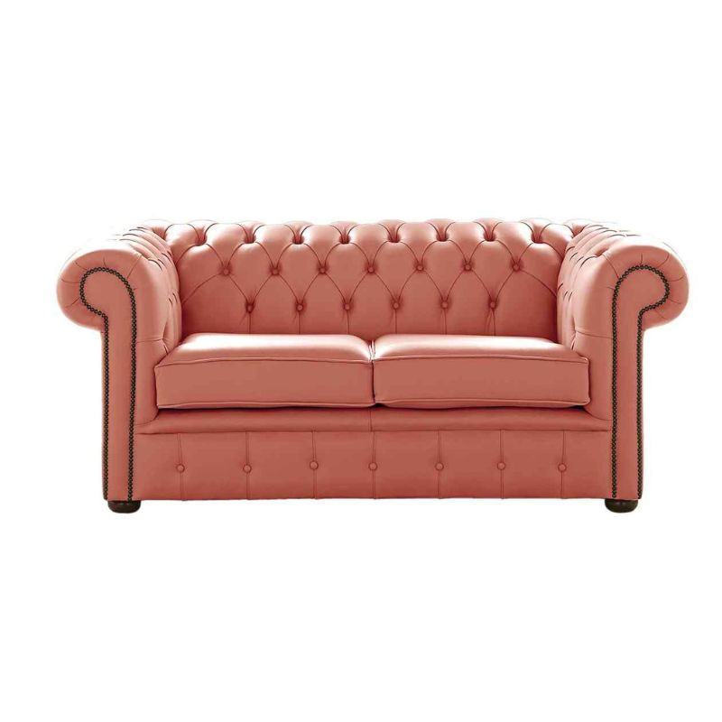 Classic Chesterfield 2 Seater Sofa Shelly Leather TUSCANY