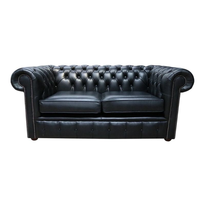 Classic Chesterfield 2 Seater Sofa Old English Real Leather colours