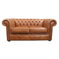 Classic Chesterfield 2 Seater Sofa Old English Real Leather colours