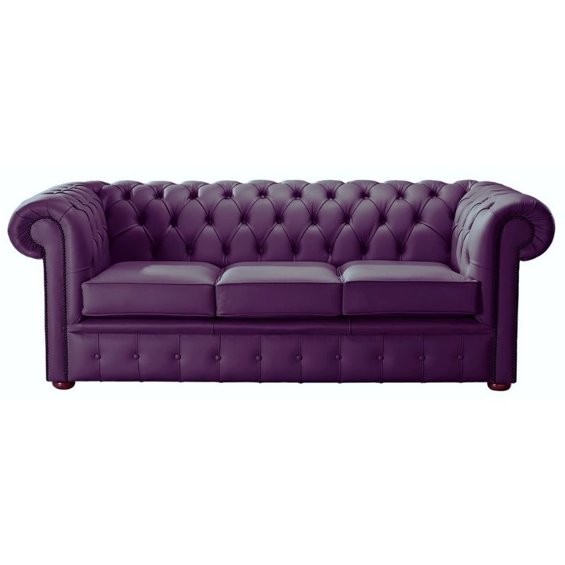 Classic Chesterfield 2 Seater Sofa Shelly Real Leather many colours