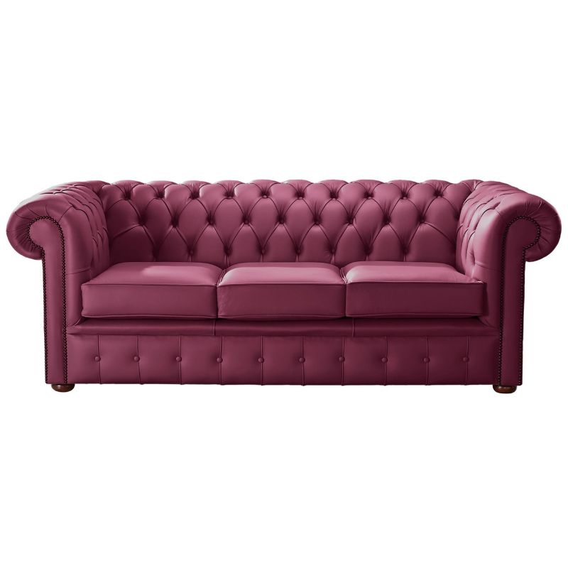 Classic Chesterfield 2 Seater Sofa Shelly Real Leather many colours