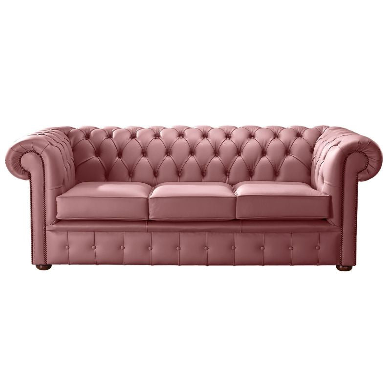 Classic Chesterfield 2 Seater Sofa Shelly Real Leather many colours