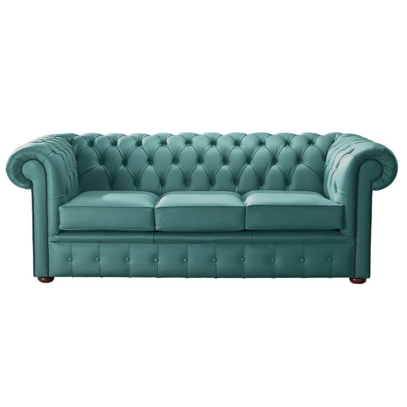 Classic Chesterfield 2 Seater Sofa Shelly Real Leather many colours