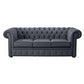 Classic Chesterfield 2 Seater Sofa Shelly Real Leather many colours