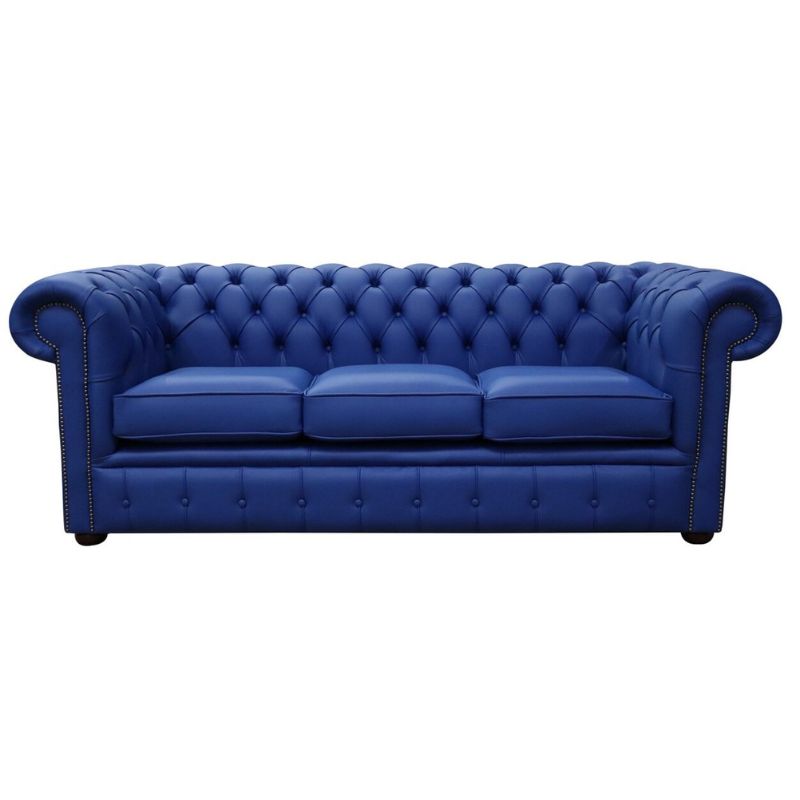 Classic Chesterfield 2 Seater Sofa Shelly Real Leather many colours