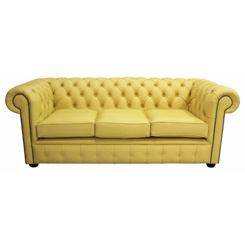 Classic Chesterfield 2 Seater Sofa Shelly Real Leather many colours