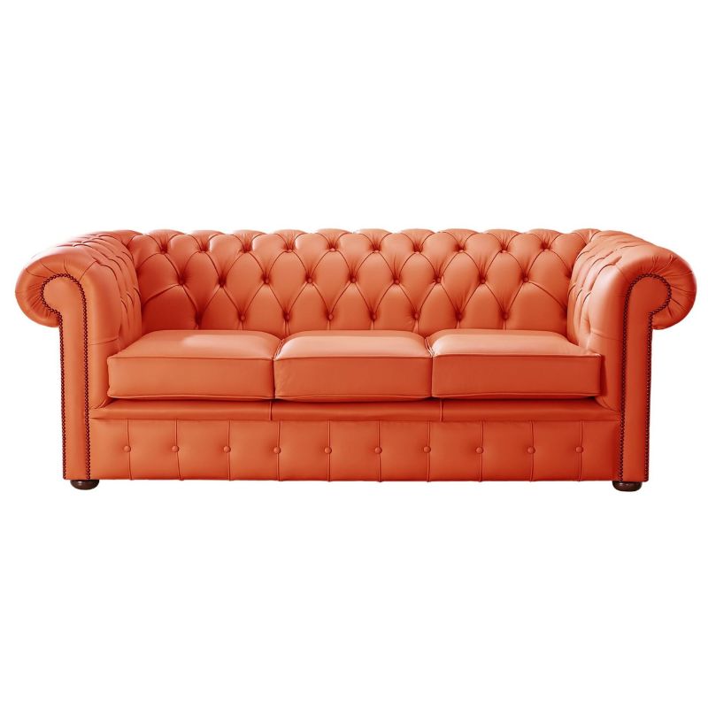 Classic Chesterfield 2 Seater Sofa Shelly Real Leather many colours