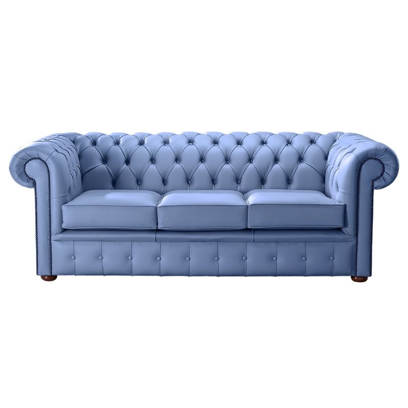 Classic Chesterfield 2 Seater Sofa Shelly Real Leather many colours