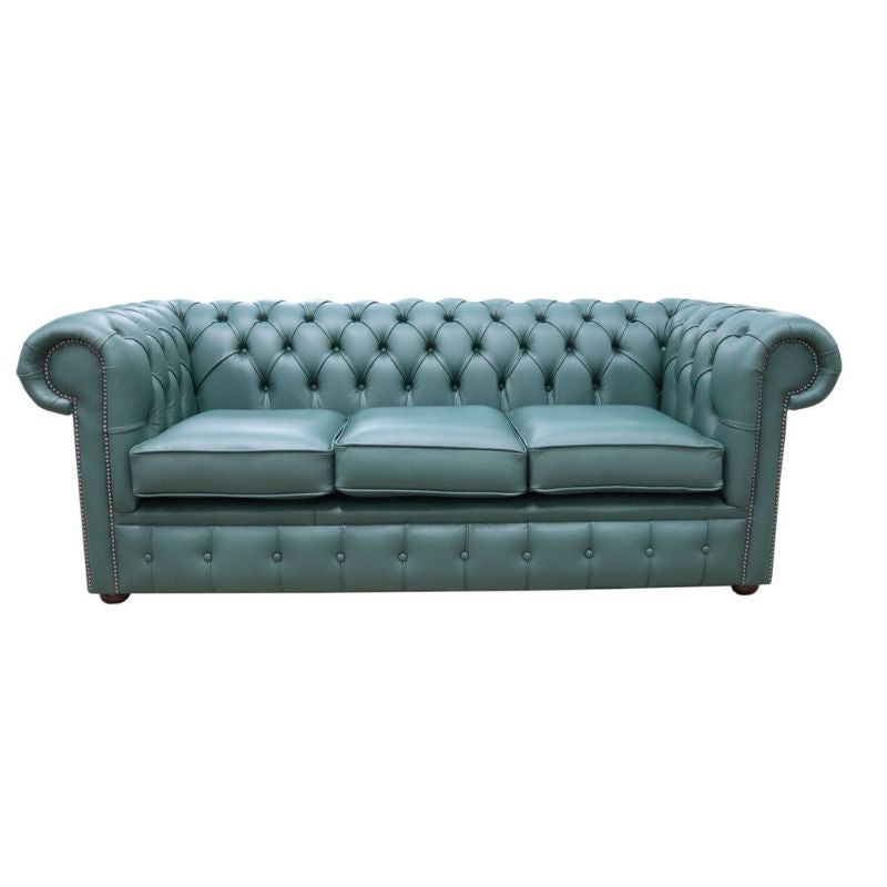 Classic Chesterfield 2 Seater Sofa Shelly Real Leather many colours