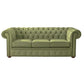 Classic Chesterfield 2 Seater Sofa Shelly Real Leather many colours