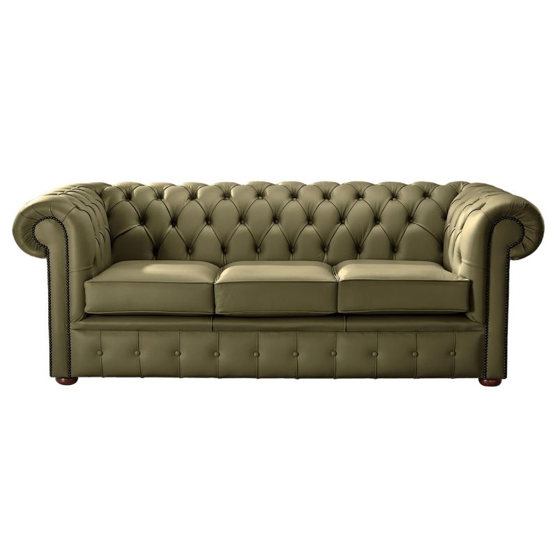 Classic Chesterfield 2 Seater Sofa Shelly Real Leather many colours