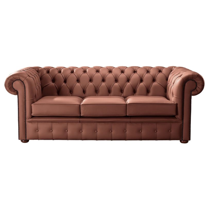 Classic Chesterfield 2 Seater Sofa Shelly Real Leather many colours