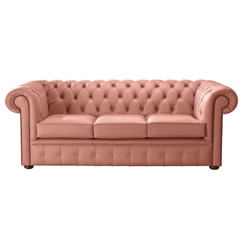 Classic Chesterfield 2 Seater Sofa Shelly Real Leather many colours