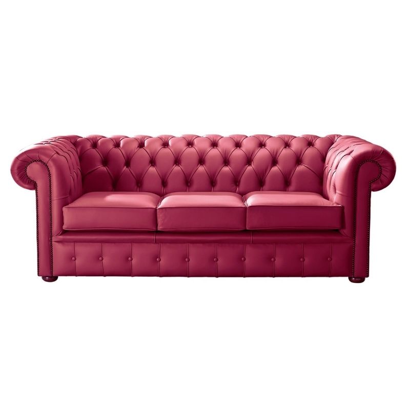 Classic Chesterfield 2 Seater Sofa Shelly Real Leather many colours