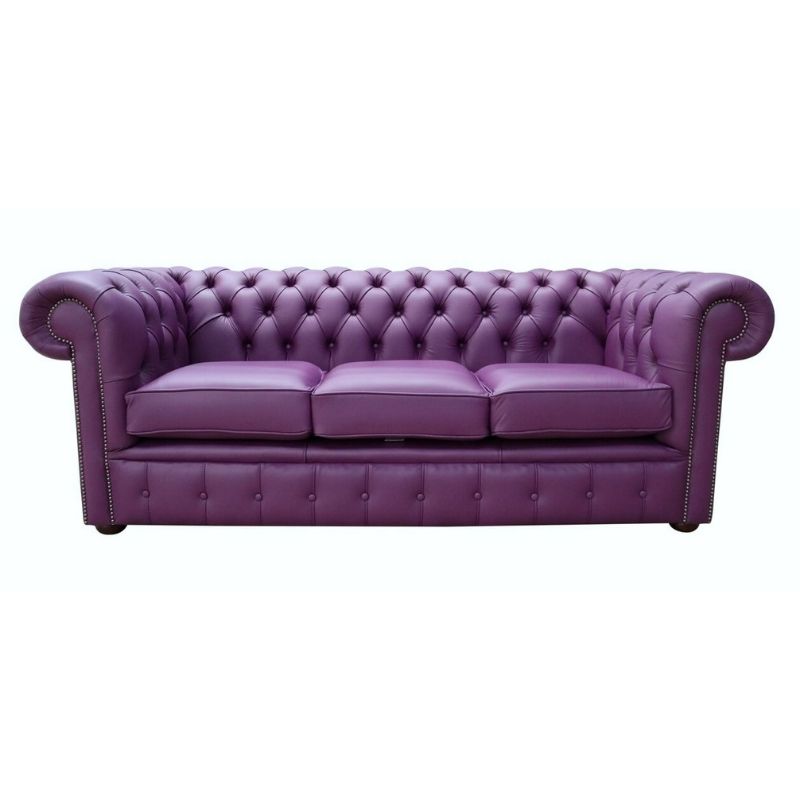 Classic Chesterfield 2 Seater Sofa Shelly Real Leather many colours