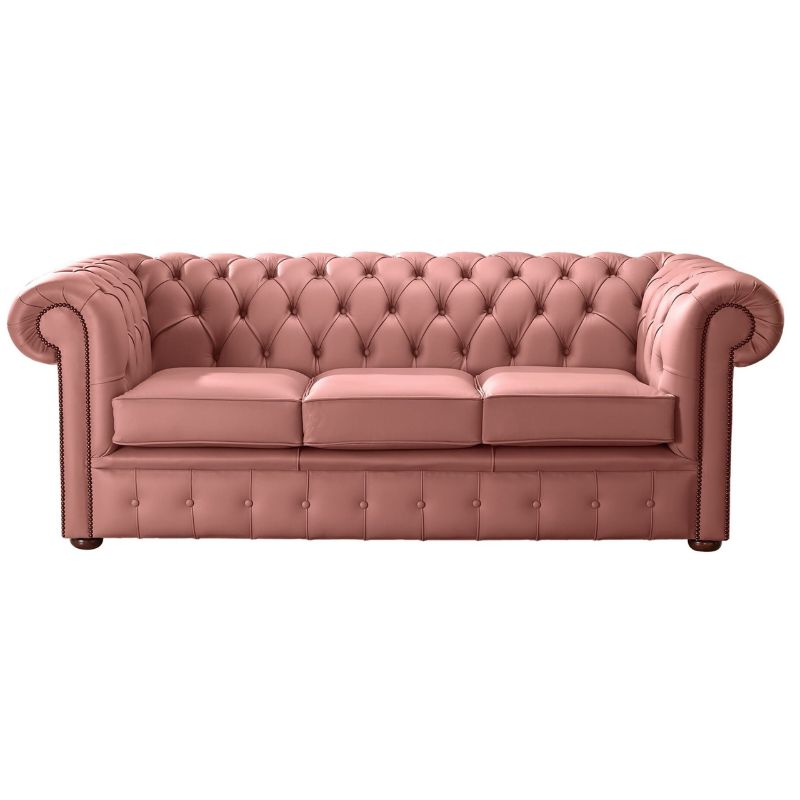 Classic Chesterfield 2 Seater Sofa Shelly Real Leather many colours