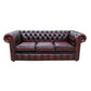 Classic Chesterfield Buttoned 3 Seater Sofa Antique Leather 4 Colours
