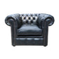 Classic Chesterfield Armchair Old English real Leather Colours