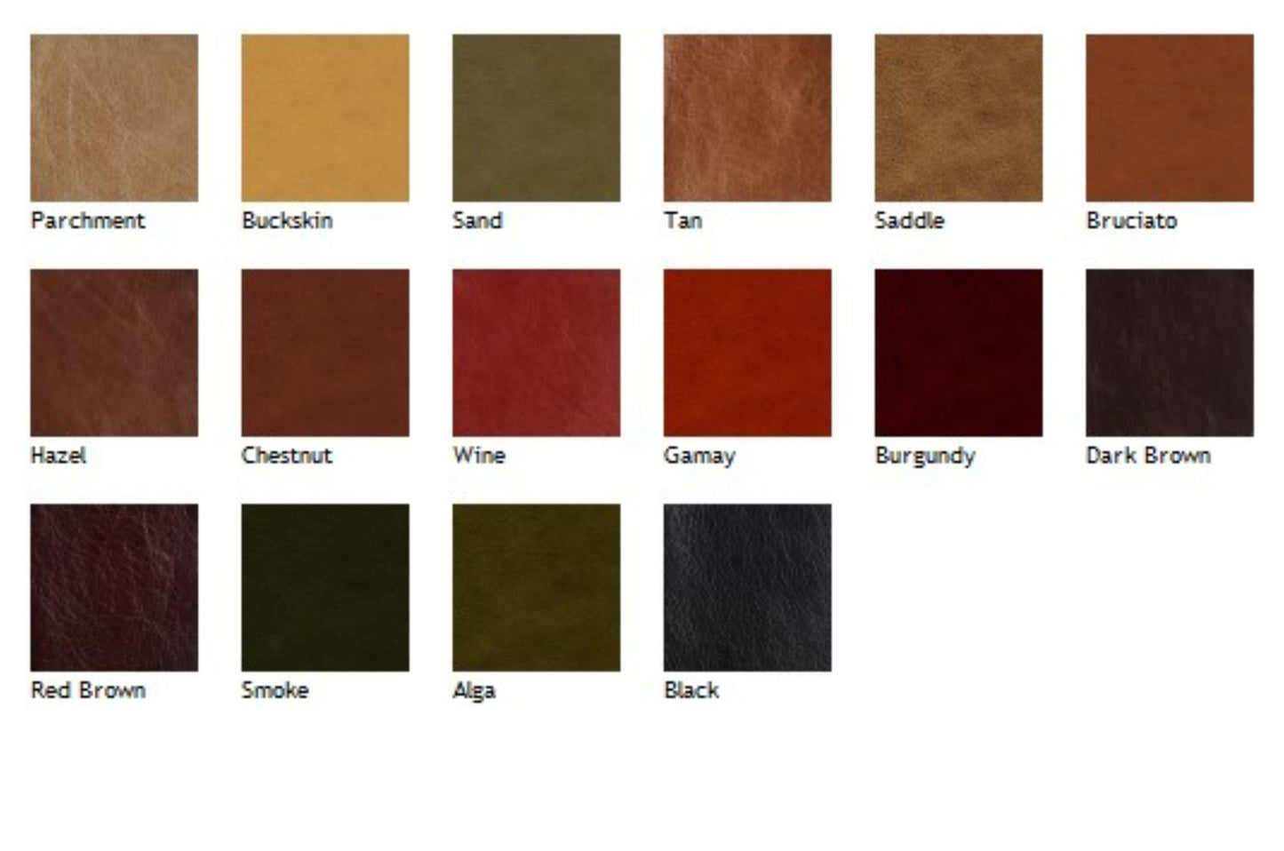 Old English FREE Swatches Real Leather 16 colours